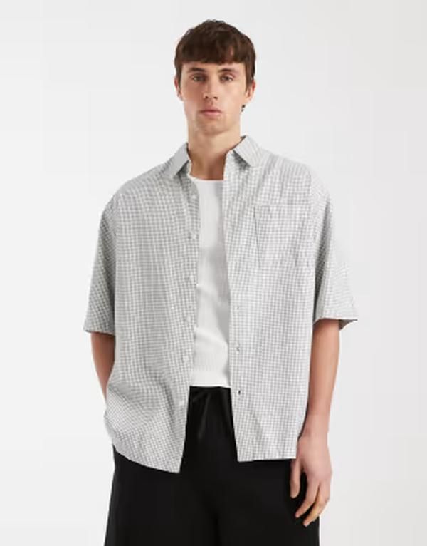 レディファインド レブル メンズ トップス シャツ Redefined Rebel Magnus oversized shirt WHITE ホワイト