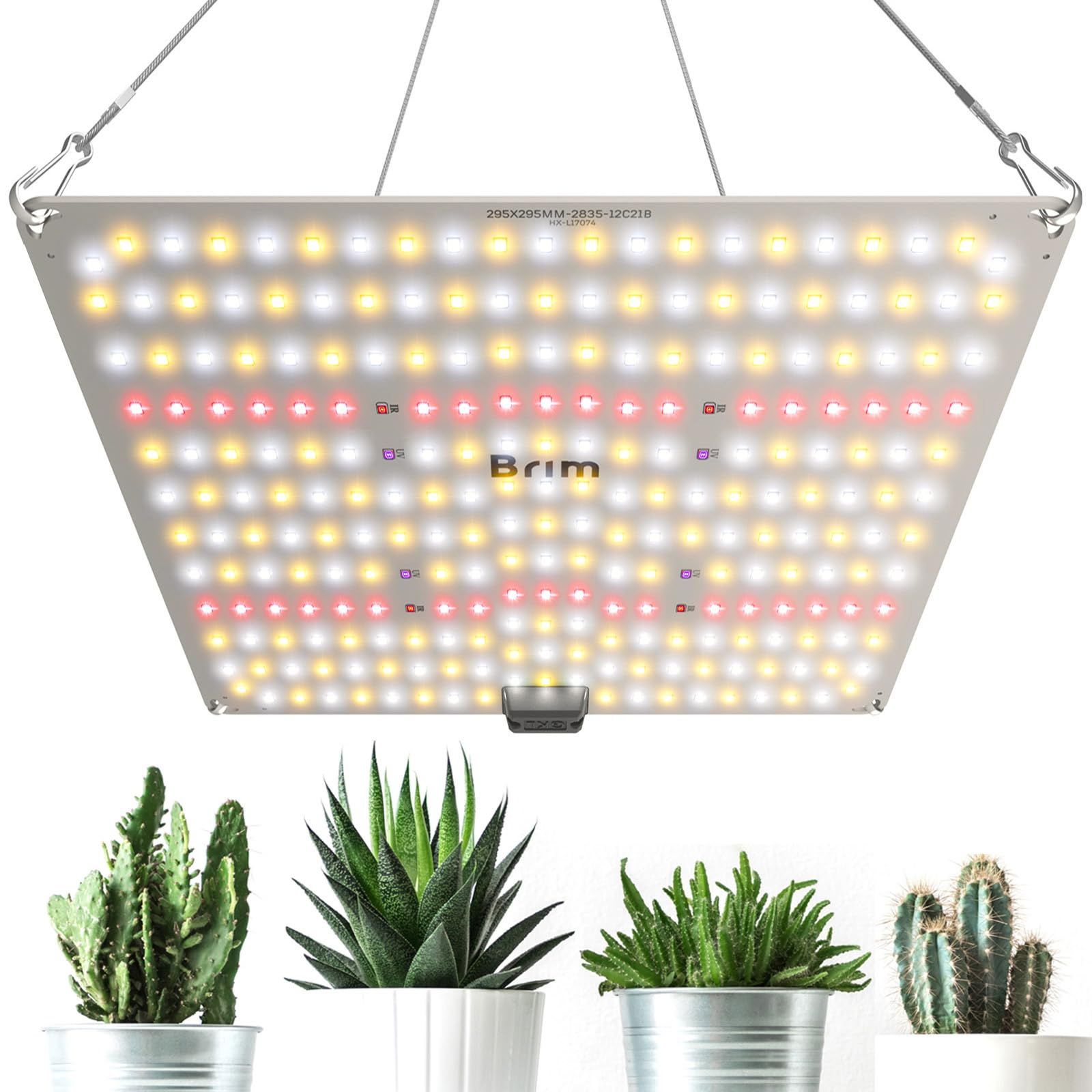 【公式】BRIM(ブリム) PANEL A 植物育成ライト LED パネル 【国内ブランド】フルスペクトル IR/UV 搭載 PL-A (1, 45W 温白色)pms 19b2476b