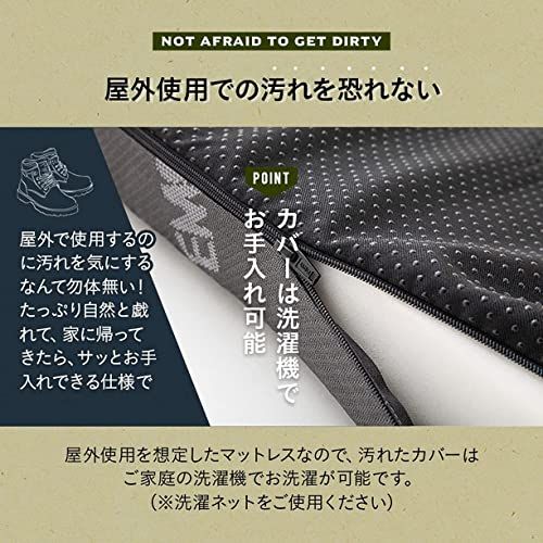 エムール ごろ寝マット 長座布団 180 キャンプ アウトドア マット コンパクト 高反発 ウレタン 軽量 約1.72? 厚さ6cm ごろ寝マットレス 洗えるカバーpms 626914a9