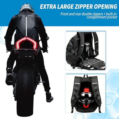 ヘルメットバッグ バイク リュック 防水 45L ヘルメット バイク ライディング 登山 日常の通勤などにY dfd0e0f6