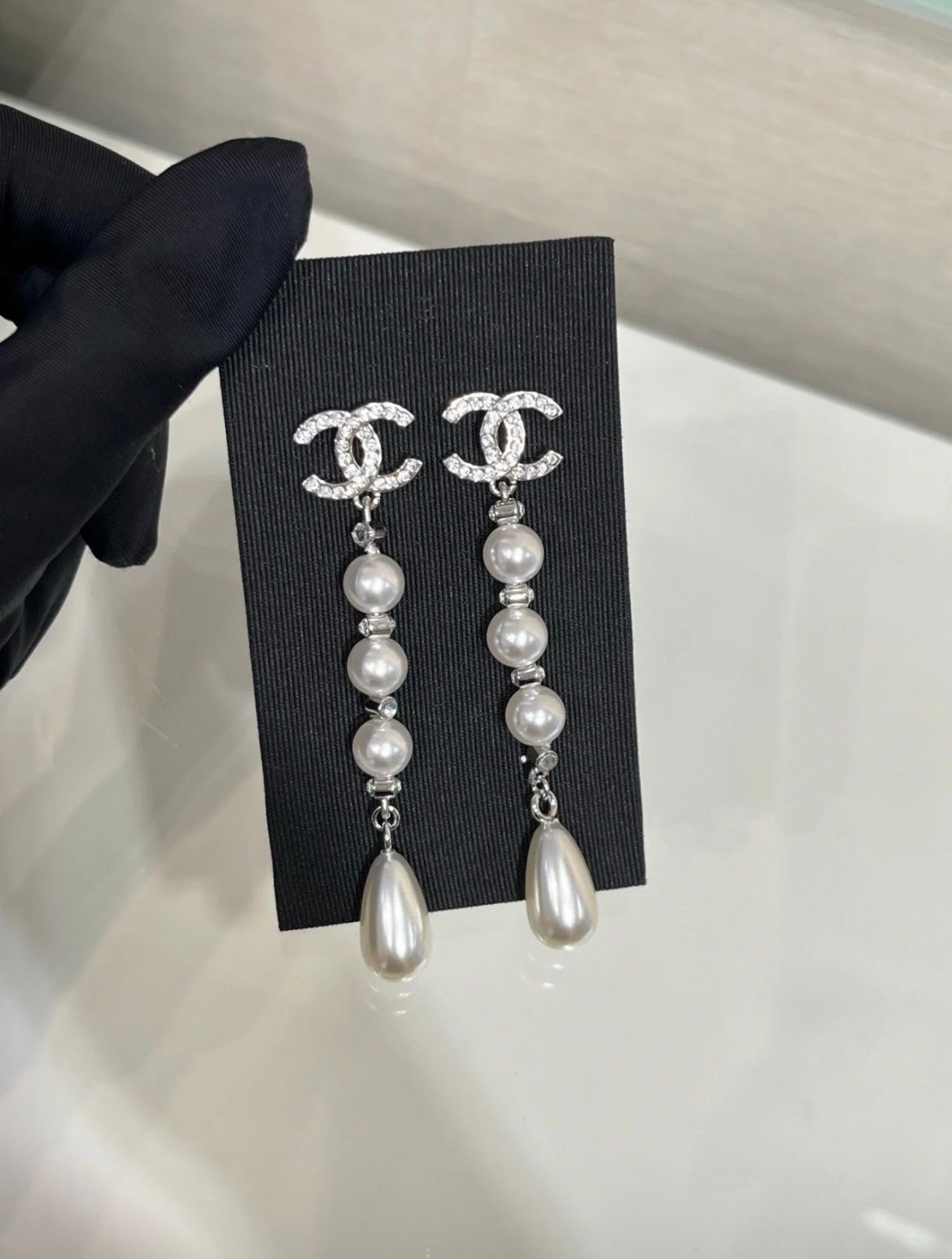 未使用に近い 美品★ 美品美品新品 CHANEL シャネル ピアス レディース 結婚式 卒業式 清楚 イベント 入学式
