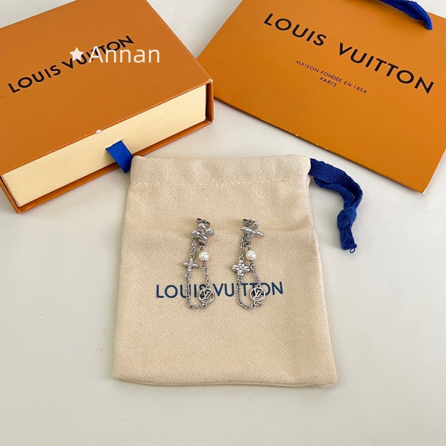 破格 可愛 美新品 LV LOUIS VUITTON ルイヴィトン ピアス レディース 結婚式 卒業式 清楚 イベント 入学式