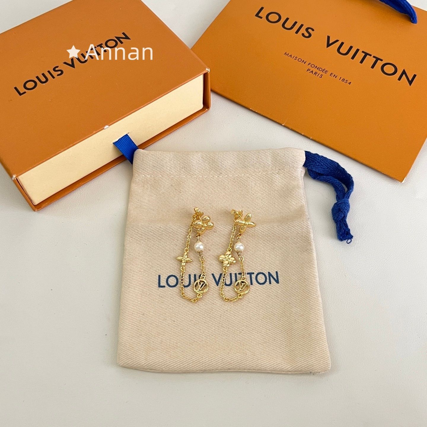 新製品 本日特価 美新品 LV LOUIS VUITTON ルイヴィトン ピアス 