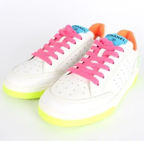 シャネル バックロゴ スニーカー MULTI COLOR 38 5(255)