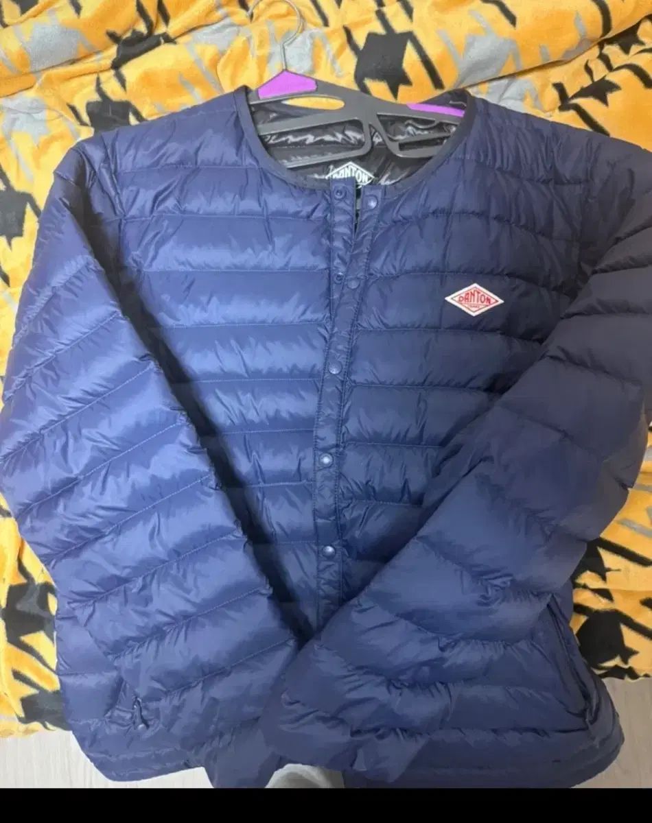 ダントン ネイビー 軽量 ダウン ジャケット 44(XL)
