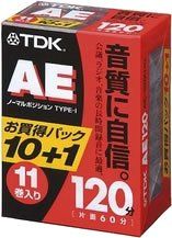 TDK オーディオカセットテープ AE 120分11巻パック [AE-120X11G] 7,906円