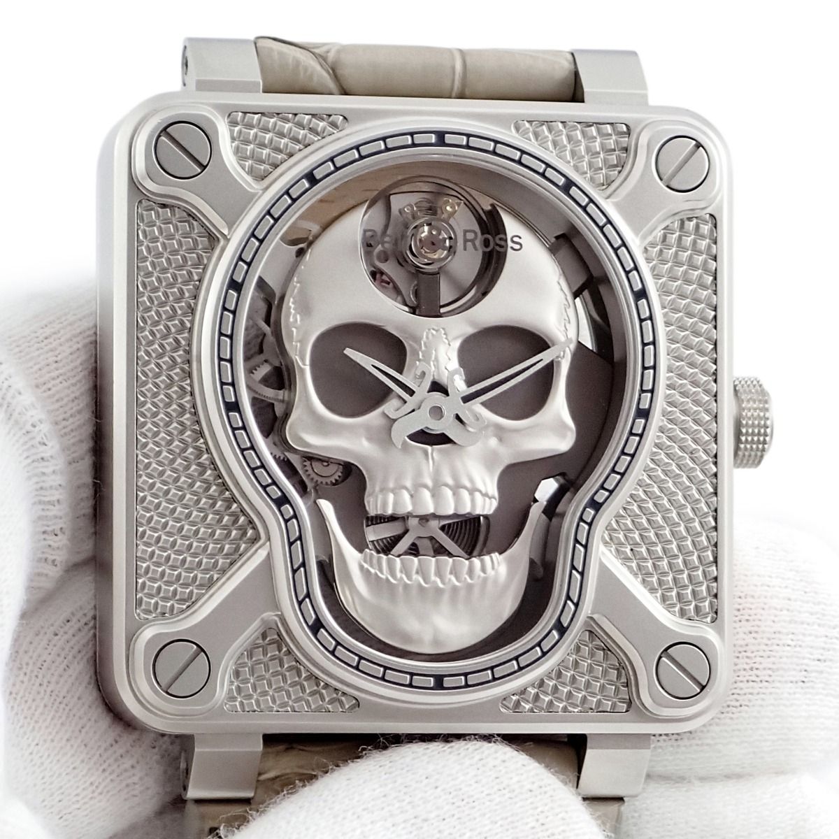 ベル&ロス 腕時計 BR01-SKULL-SK-ST 鑑定済み ブランド ベル&ロス 腕時計 BR01-SKULL-SK-ST 鑑定済み ブランド