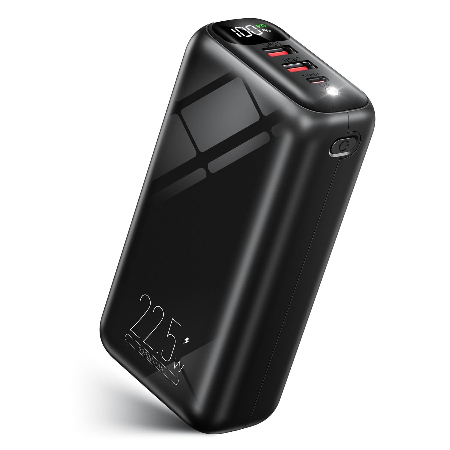 大容量 【60000mAh大容量&3台同時充電&22.5W/PD20W】 急速充電 バッテリー 携帯充電器 USB-Type C入出力ポート LCD残量数字表示 スマホ充電器 コンパクト 持ち運び便利 LEDライト付き PSE認証済 iPhone/iPadma 大容量 【60000mAh大容量&3台同時充電&22.5W/PD20W】 急速充電 バッテリー 携帯充電器 USB-Type C入出力ポート LCD残量数字表示 スマホ充電器 コンパクト 持ち運び便利 LEDライト付き PSE認証済 iPhone/iPadma