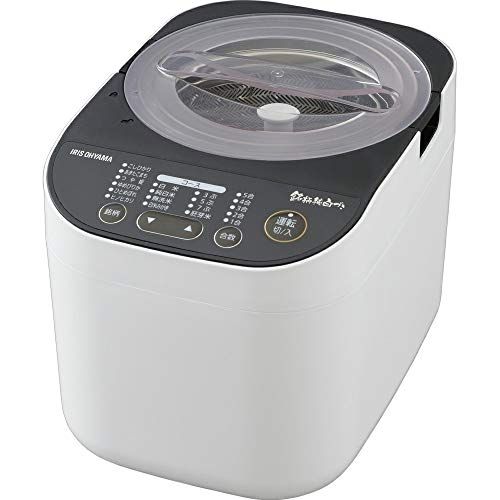 アイリスオーヤマ 精米機 家庭用 銘柄純白づき 40銘柄対応 コンパクト 簡単操作 RCI-B5-Wma