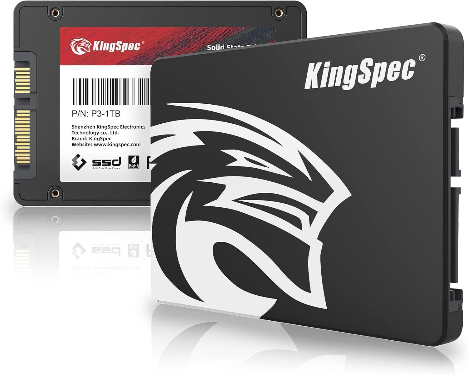 KingSpec SSD 1TB SATAIII 6Gb/s 2.5インチ内蔵SSD 最大読込:570MB/s (R:570MB/s、W:540MB/s) 3D NAND SATA SSD 3年@ ddcc114e KingSpec SSD 1TB SATAIII 6Gb/s 2.5インチ内蔵SSD 最大読込:570MB/s (R:570MB/s、W:540MB/s) 3D NAND SATA SSD 3年@ ddcc114e