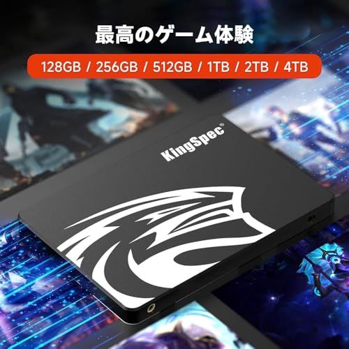 KingSpec SSD 1TB SATAIII 6Gb/s 2.5インチ内蔵SSD 最大読込:570MB/s (R:570MB/s、W:540MB/s) 3D NAND SATA SSD 3年@ ddcc114e KingSpec SSD 1TB SATAIII 6Gb/s 2.5インチ内蔵SSD 最大読込:570MB/s (R:570MB/s、W:540MB/s) 3D NAND SATA SSD 3年@ ddcc114e