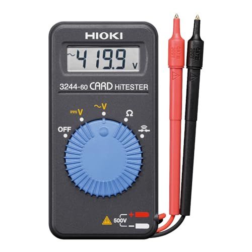 HIOKI 日置電機 3244-60 ( テスター デジタルマルチメーター DMM ) カードハイテスタ 日本製 電圧 抵抗 導通 電気 測定 小型kk ff7cdca2