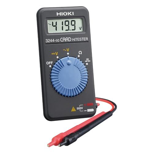 HIOKI 日置電機 3244-60 ( テスター デジタルマルチメーター DMM ) カードハイテスタ 日本製 電圧 抵抗 導通 電気 測定 小型kk ff7cdca2