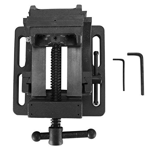 Nisorpa アングルマシンバイス アングルバイス U型 万力 最大開口110ｍｍ 左右0-90度回転 角度調整可能 ボール盤をフライス盤 や旋盤に 作業台 卓上 精密バイスkk 044f6271