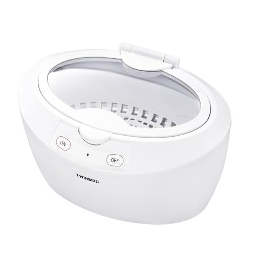 TWINBIRD(ツインバード) 超音波洗浄器 600ml アクセサリーホルダー付 メガネ アクセサリー 時計 プラモデル 指輪 入れ歯 ホワイト 白 EC-4518Wkk 3f72ddd0 TWINBIRD(ツインバード) 超音波洗浄器 600ml アクセサリーホルダー付 メガネ アクセサリー 時計 プラモデル 指輪 入れ歯 ホワイト 白 EC-4518Wkk 3f72ddd0