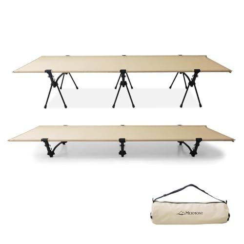 MERMONT コット キャンプ 191×65cm 軽量 2段階高さ調節 3way 簡単組み立て 収納ケース付き アウトドアベッド 折りたたみ 防災 スタンダードタイプ サンドベージュ FLDC01SBkk a7072f43 MERMONT コット キャンプ 191×65cm 軽量 2段階高さ調節 3way 簡単組み立て 収納ケース付き アウトドアベッド 折りたたみ 防災 スタンダードタイプ サンドベージュ FLDC01SBkk a7072f43