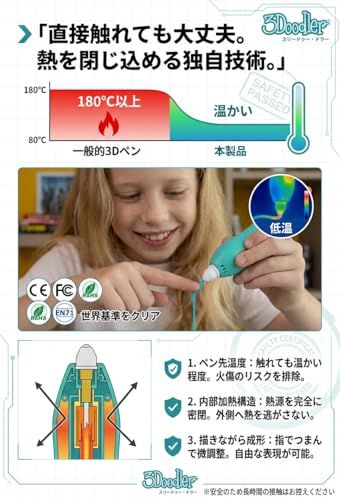 【公式】3Doodler Start+ 3dペン 知育玩具 セット 火傷しない低温設計 3Dアート おもちゃ 誕生日 プレゼント 女の子 男の子 6歳 7歳 8歳 9歳 10歳 小学生 工作 キット STEM 教育 【正規品】kk 162bc58c