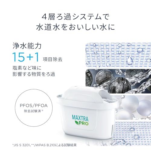 ブリタ カートリッジ 浄水器 ポット型 交換用 6個入 PFOS/PFOA除去試験済 マクストラプロ カートリッジ ピュアパフォーマンス ポリプロピレン ポリエチレンテレフタレート 【日本正規品】ホワイトkk ed1cae66