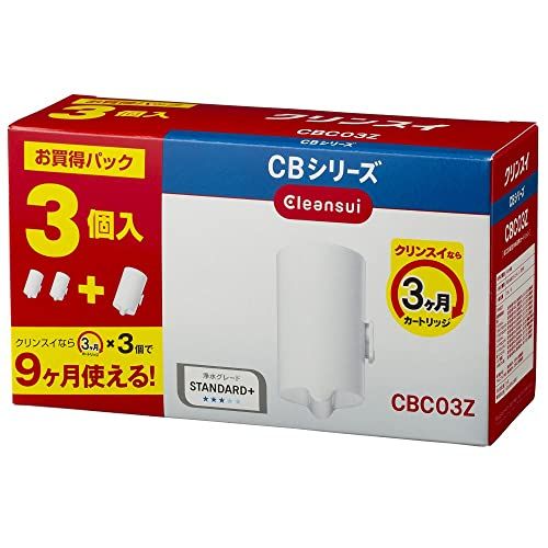 クリンスイ 浄水器 蛇口直結型 カートリッジ計3個入り [交換用カートリッジCBC03Z]kk de5d4c0b