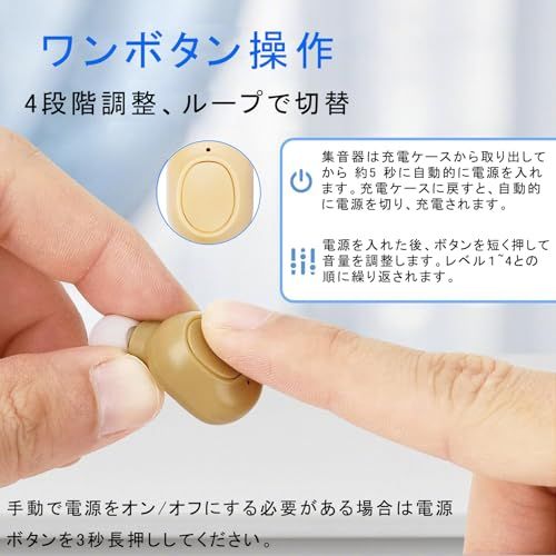 Vimaydo 集音器 【2025新進化】 高齢者 しゅうおんき 音声拡聴器 片耳/両耳対応 USB充電式 4段階音量調節 小型 軽量 簡単操作 20-30時間連続使用 両親 敬老の日 母の日 父の日 高齢者プレゼント 日本語取扱説明書kk eb95140d Vimaydo 集音器 【2025新進化】 高齢者 しゅうおんき 音声拡聴器 片耳/両耳対応 USB充電式 4段階音量調節 小型 軽量 簡単操作 20-30時間連続使用 両親 敬老の日 母の日 父の日 高齢者プレゼント 日本語取扱説明書kk eb95140d