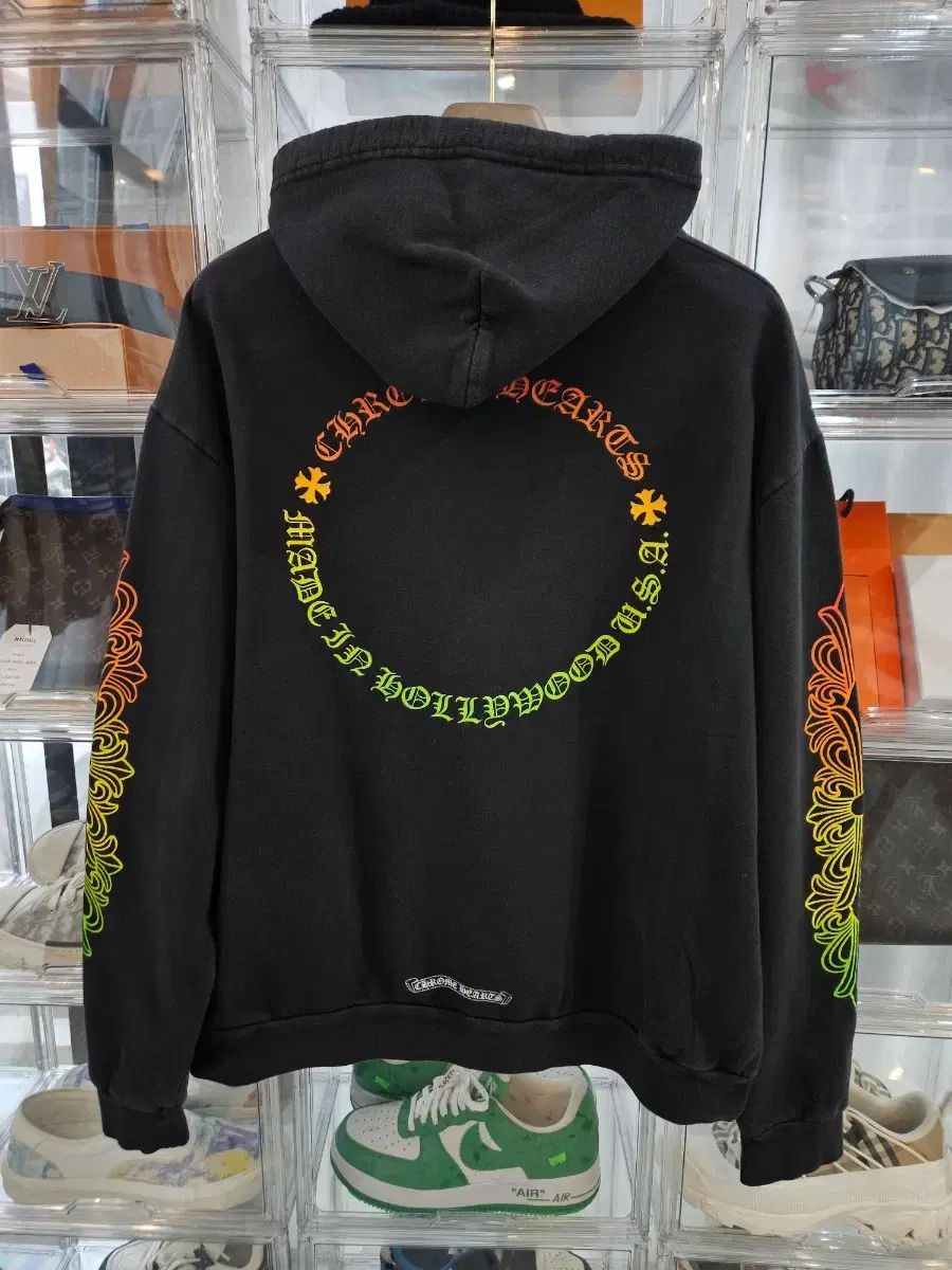 正規品/Lサイズ クロムハーツ フローラル マルチカラー フーディー ブラック トレーニング ラッパー 正規品/Lサイズ クロムハーツ フローラル マルチカラー フーディー ブラック トレーニング ラッパー