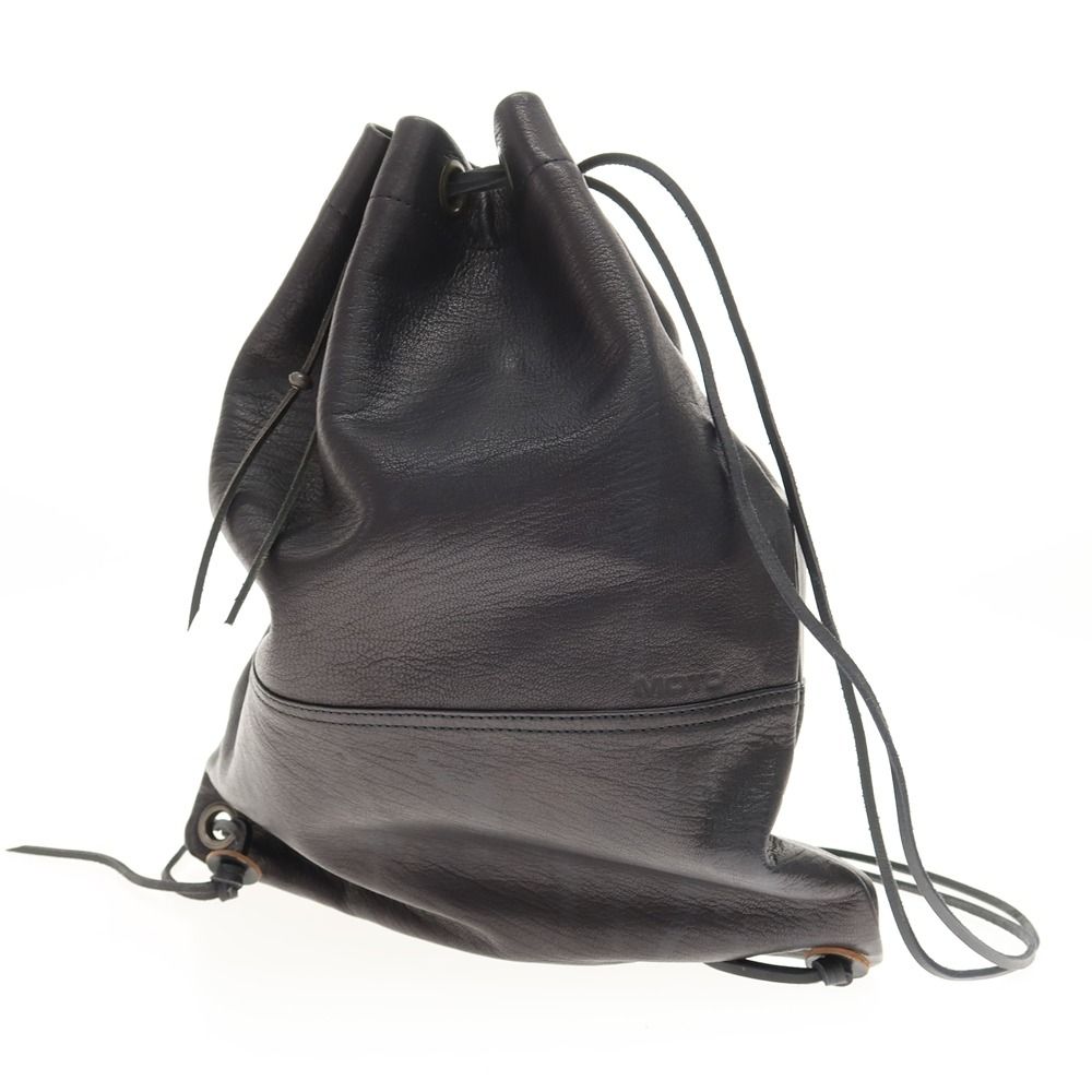 【中古】モト MOTO レザー ナップサック ブラック【WxH41】【メンズ】