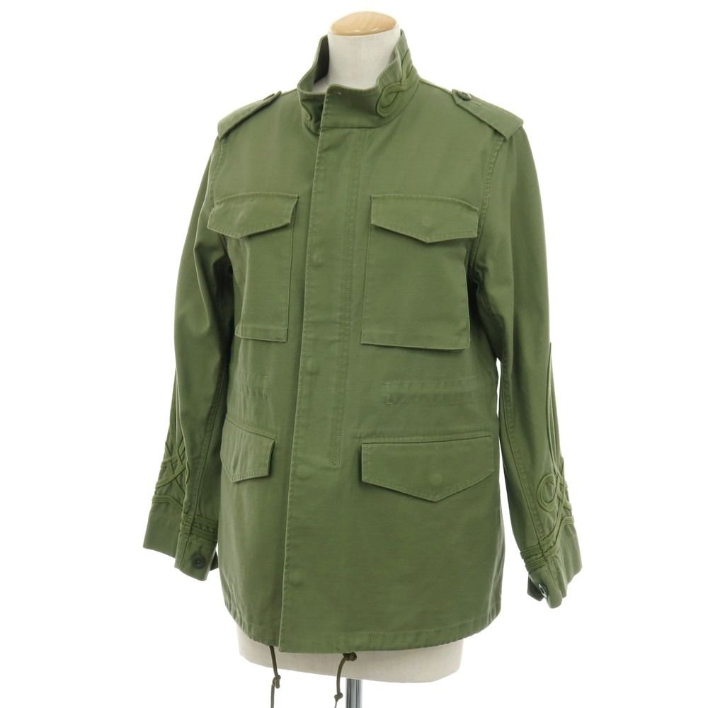 【中古】【未使用】マカフィー MACPHEE コットン M-65 ミリタリージャケット グラスグリーン【サイズ36】【レディース】