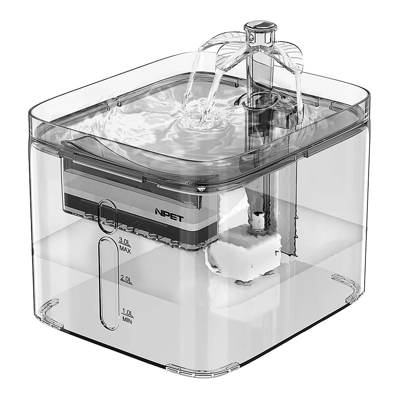 NPET ペット自動給水器 WF020TP 3L大容量 3種類給水モード 蛇口式出水pms a55bc880