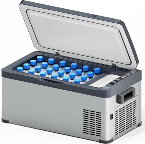 ☆新品☆車載冷蔵庫 ポータブル冷蔵庫 急速冷凍 20L -22℃?20℃ 省エネ 2WAY電源対応 AC100V 静音 車載家庭両用 ポータブル 低電圧保護 取扱説明書付き 3253a005
