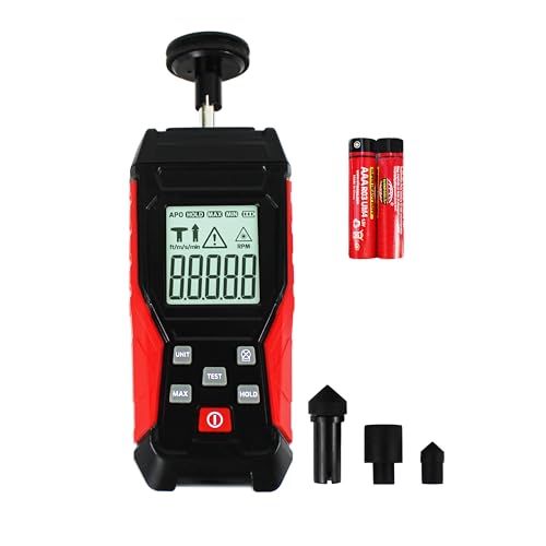 ☆新品☆HFS(R) デジタル回転計 接触型 2in1 回転速度測定計 ハンドヘルド タコメーター スピードテスター a5d5c0c4