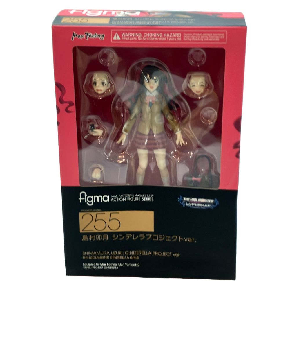 美品 マックスファクトリー アイドルマスター シンデレラガールズ figma 255 島村卯月 シンデレラプロジェクトver. フィギュア