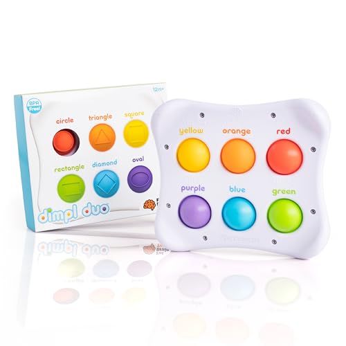 ファットブレイン(Fat Brain Toys) ディンプル かたち 指先知育 スクイーズ玩具 プッシュポップ FA208-1 正規品送料無料