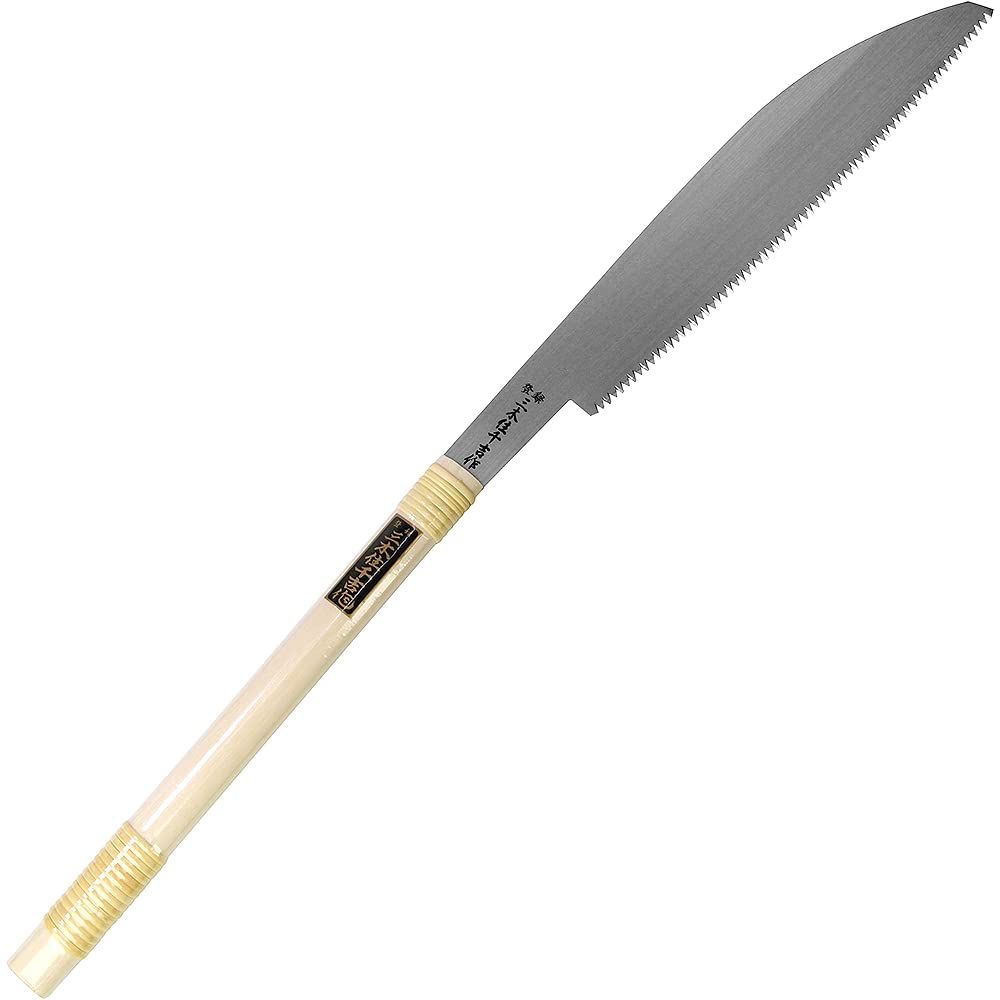 千吉 関東型穴挽鋸 360MM 生木 太い木材 切断用 衝撃焼入れ 目立て済み送料無料