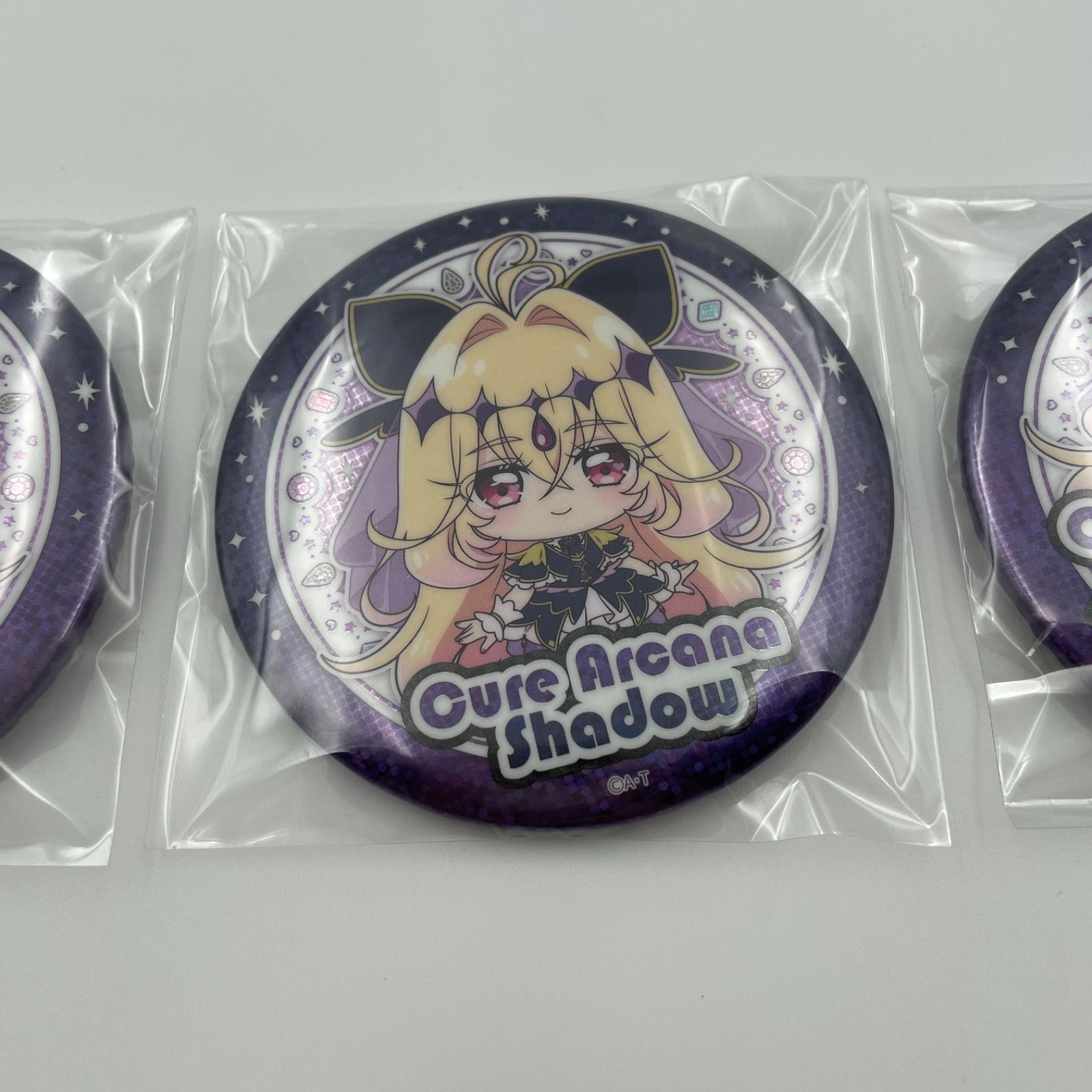 キュアアルカナ・シャドウ 名探偵プリキュア! BIGホログラム缶バッジ計