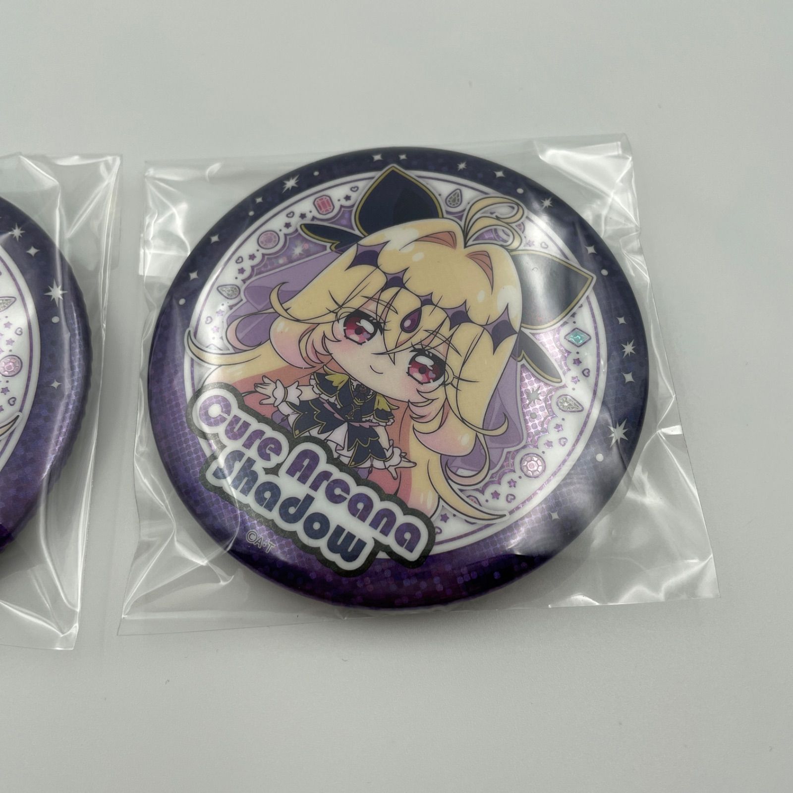 キュアアルカナ・シャドウ 名探偵プリキュア! BIGホログラム缶バッジ計