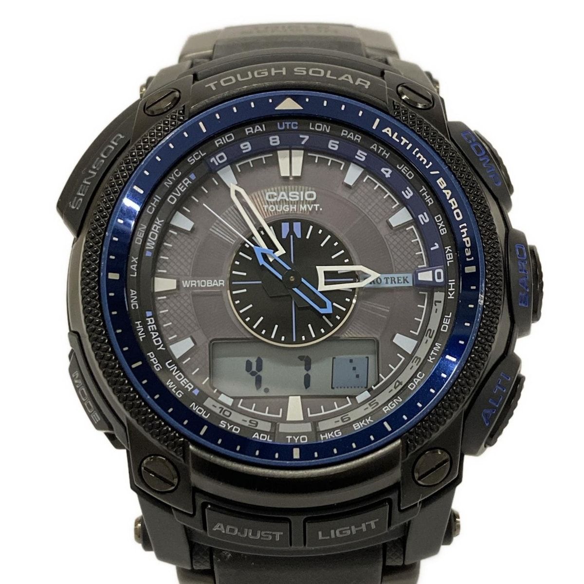 CASIO(カシオ) 腕時計 プロトレック PRW-5000Y メンズ クロノグラフ/ラバーベルト ダークグレー