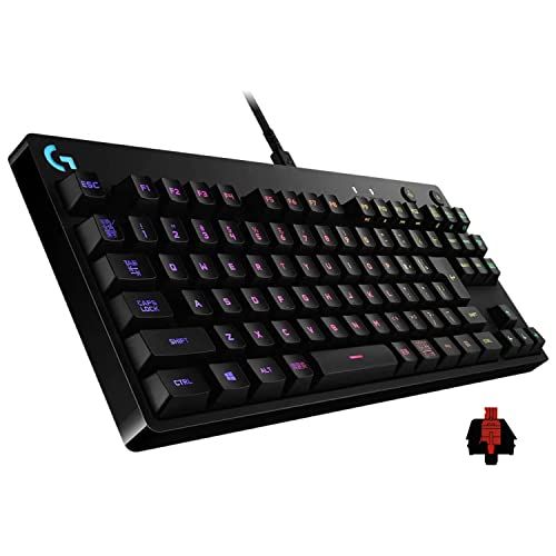 Logicool G(ロジクール G) PROゲーミングキーボード テンキーレス GXスイッチ リニア 有線 メカニカル キーボード 静音 日本語配列 LIGHTSYNC RGB 着脱式ケーブル G-PKB-002LN 国内正規品 ※別売りの 76a945c4
