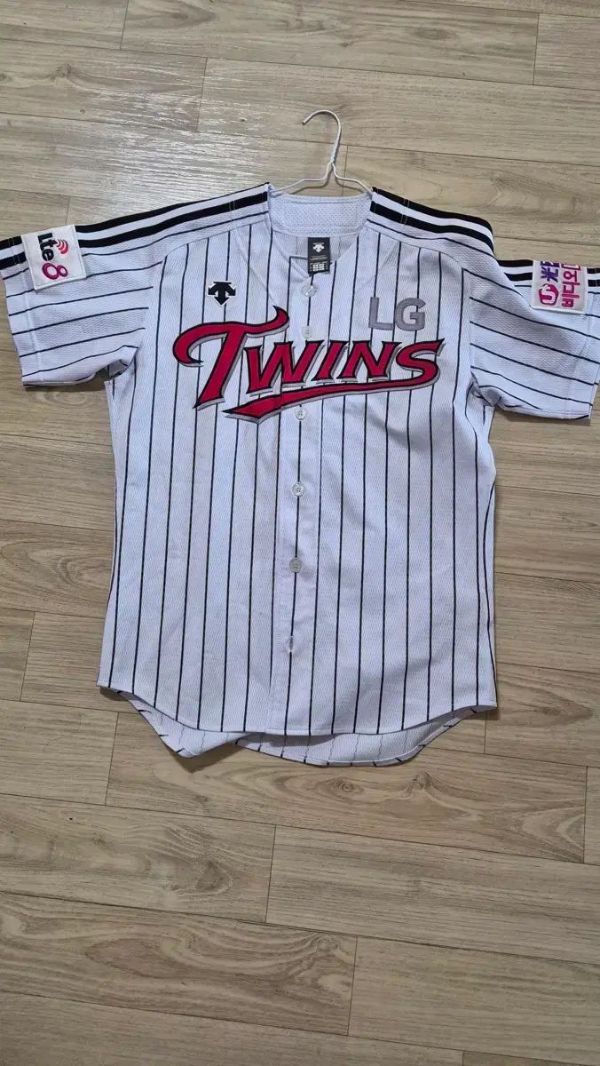 LG TWINS ツインズ 2015 DESCENTE デサント アセンティック L フルパッチ (旧ロゴ 9 イ・ビョンギュ)