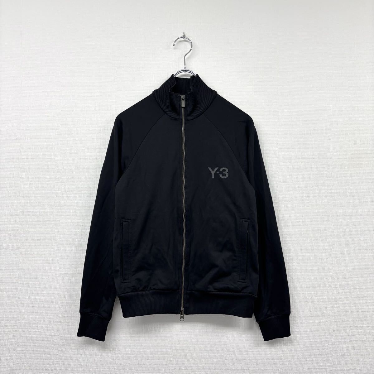 Y-3 ワイスリー Yohji Yamamoto ヨウジヤマモト バック プリーツ ジャージ トラック ジャケット ブラック 系 サイズ S 805-0030