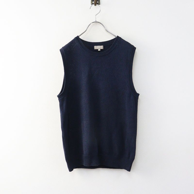 値下げ【美品】MARGARET HOWELL カシミヤ混　ニットベスト メンズ マーガレットハウエル MARGARET HOWELL シルク混 ニットベスト
