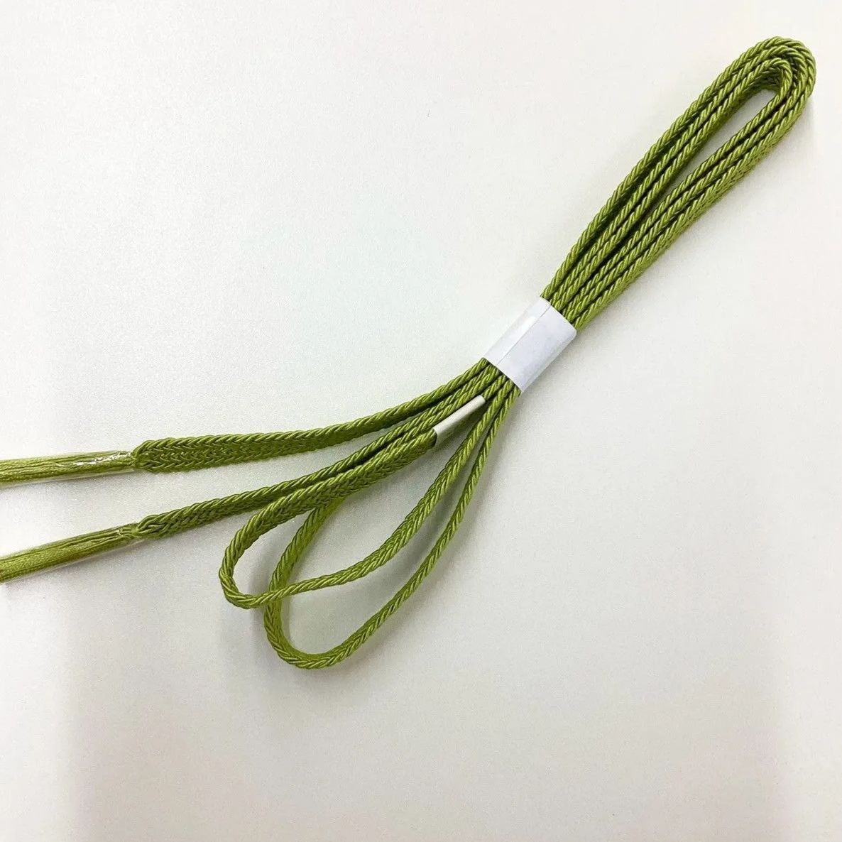 ［7871］帯締め 帯揚げ セット 夏物 草花短冊文様 正絹 着物 帯絞め