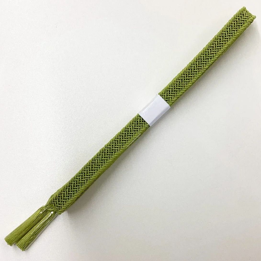 ［7871］帯締め 帯揚げ セット 夏物 草花短冊文様 正絹 着物 帯絞め