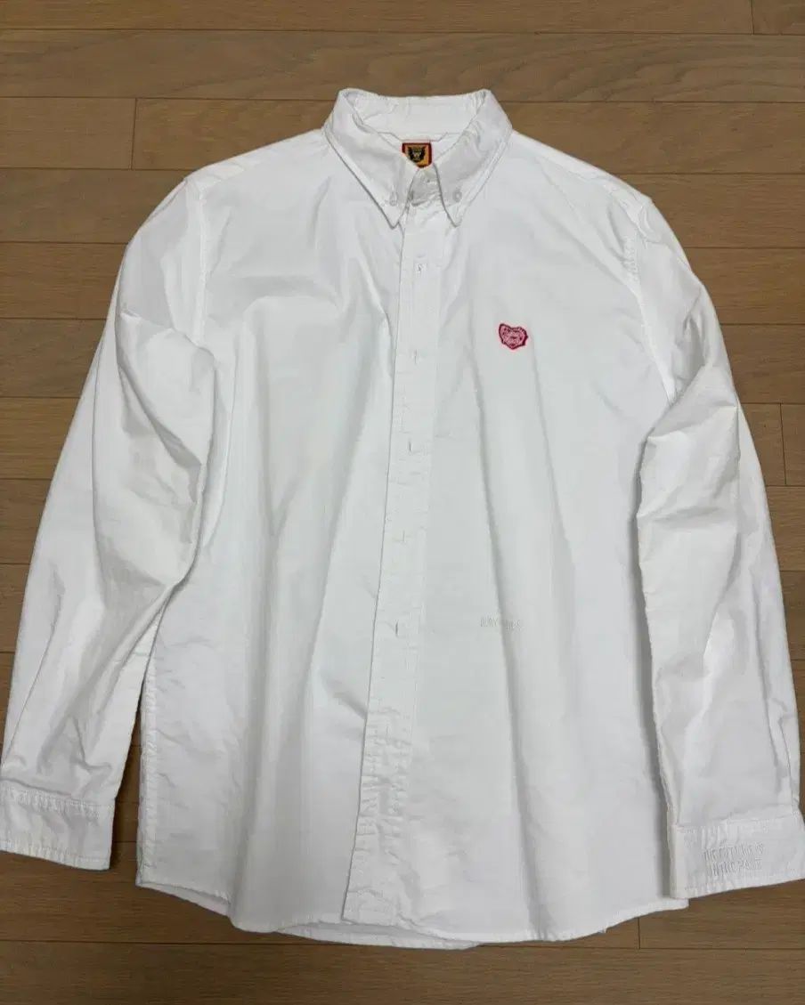 HUMAN MADE(ヒューマンメイド) Oxford（オックスフォード） 白 シャツ L 状態良し 正規品
