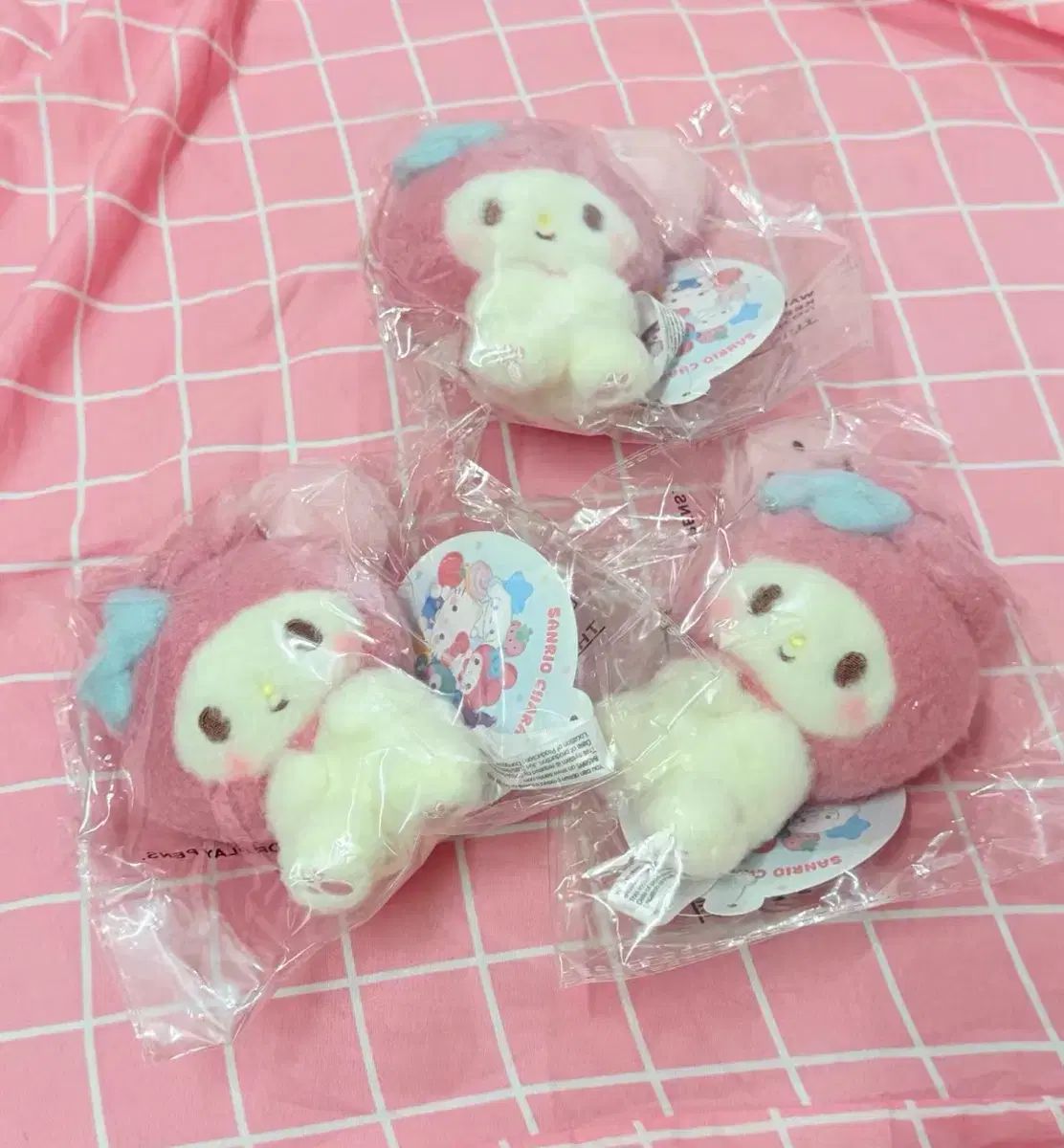 香港サンリオ マイメロディ マスコット ぬいぐるみ