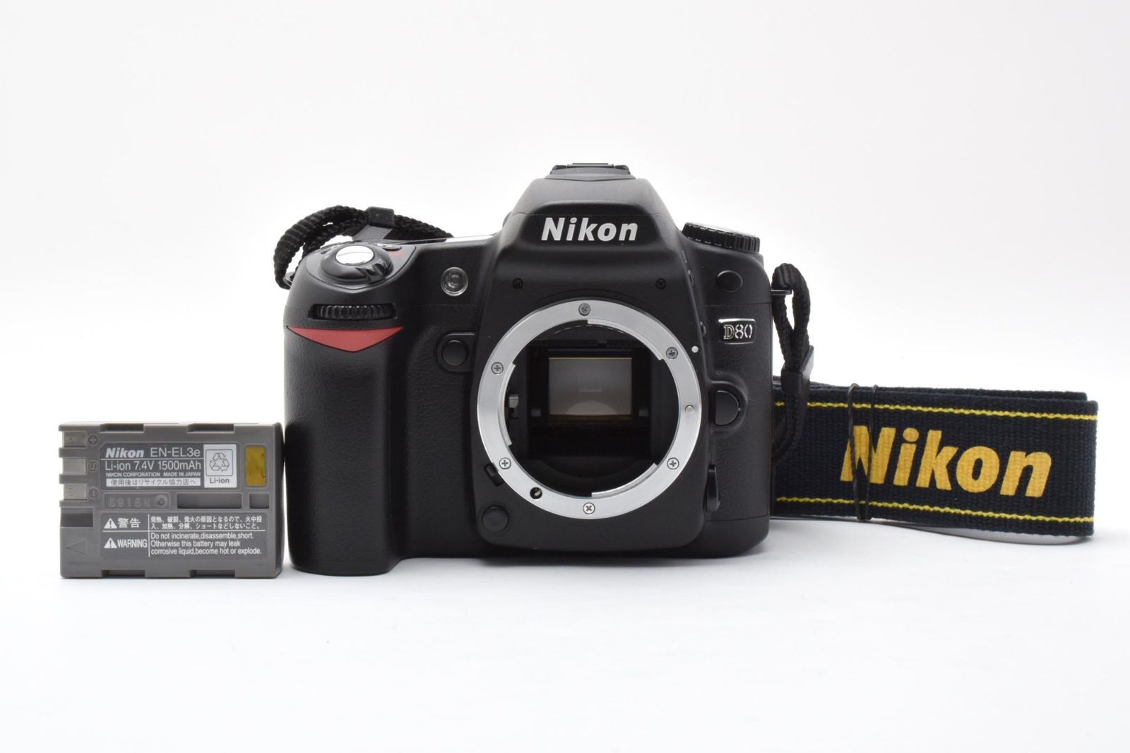 実用光学美品 Nikon ニコン D80 ボディ デジタル一眼カメラ シャッター数2505枚と少ない #4162-9