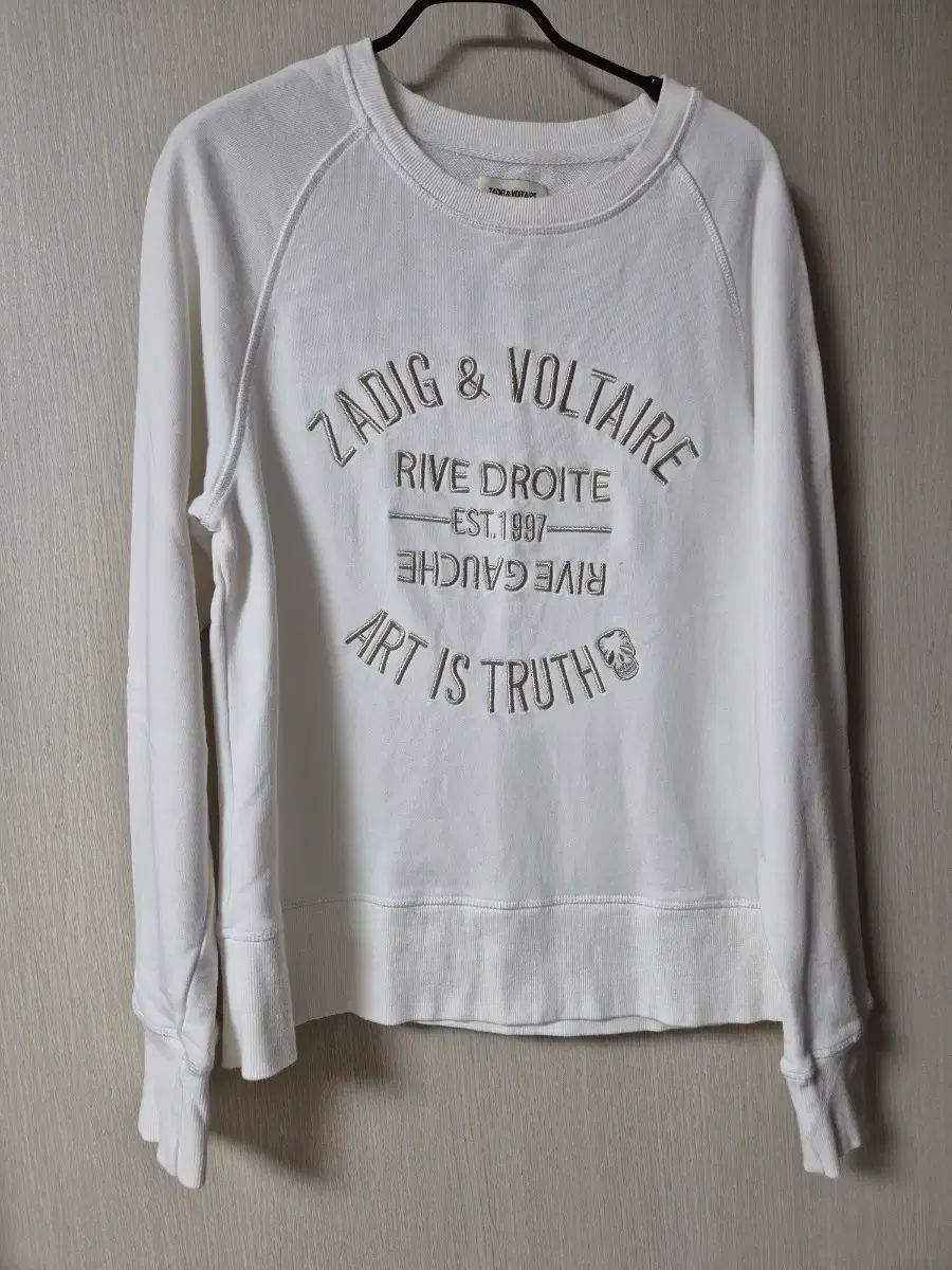 (正規品) ZADIG&VOLTAIRE ザディグ・エ・ヴォルテール スウェット 刺繍GOLD スウェット M