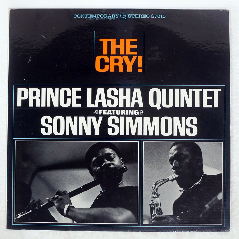 US盤 PRINCE LASHA QUINTET FEATURING SONNY SIMMONS/THE CRY!/CONTEMPORARY RECORDS S7610 LP