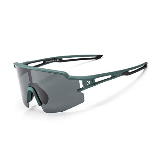 ROCKBROS(ロックブロス)偏光サングラス スポーツサングラス UV400 紫外線カット 超軽量 偏光レンズ 眩しさ軽減 オーバーグラス 収納ポーチ付き ユニセックス 自転車サングラス 近視対応 釣り ランニング 野球 登山 レディース 87a2c14b