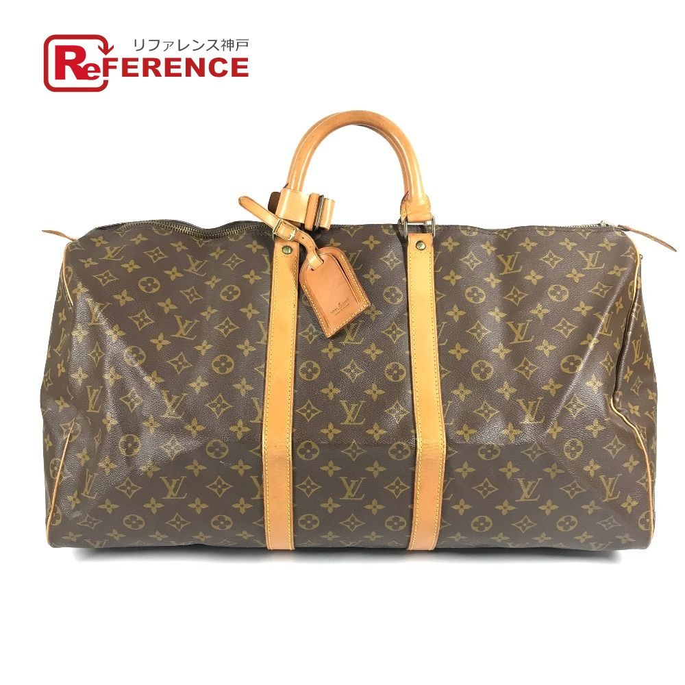 LOUIS VUITTON ルイヴィトン ボストンバッグ キーポル55 キーポル 55 デベソ M41424 モノグラムキャンバス ブラウン