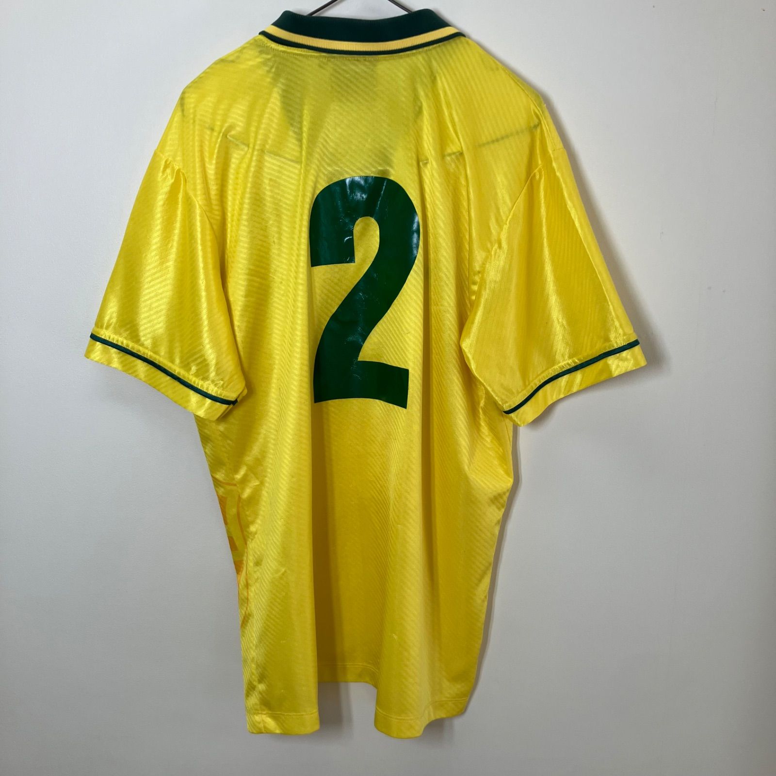 【ブラジル代表 アンブロサッカーシャツ 希少品】 ブラジル製】アンブロ ブラジル代表 ヴィンテージ サッカーシャツ